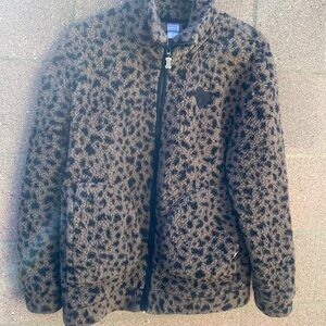 Sherpa jacket cheetah print
